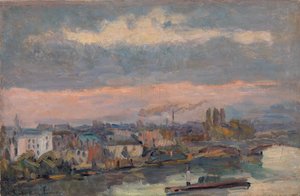 Le long de la Seine - Albert Charles Lebourg
