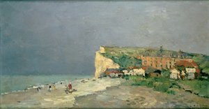 La Plage de Puys-sous-Dieppe, ciel d