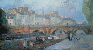 Le Pont Neuf et le Quai de la Monnaie, Paris