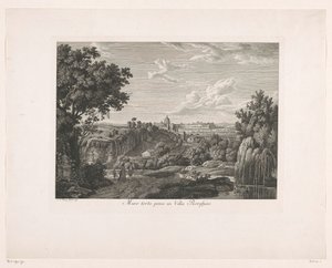 Mur couvert de végétation à la Villa Borghese