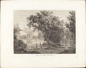 Lac dans la villa Borghese - Albert Christoph Dies