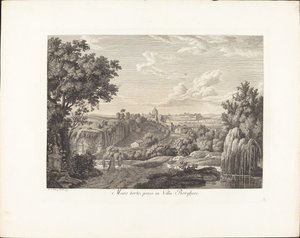 Muro torto, pris dans la villa Borghese
