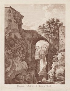 Cascade et Pont de Saint-Roch à Tivoli (Cascata e Ponte di St. Rocco a Tivoli)