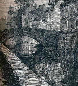 Bruges : Le Quai Vert, 1916-1917