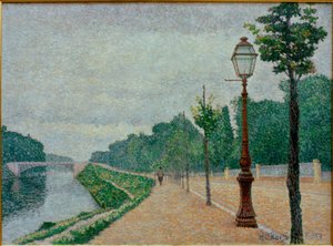 Les bords de la Seine à Neuilly - Albert Dubois Pillet