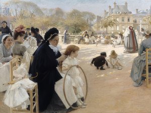Jardin du Luxembourg, Paris - Albert Gustaf Aristides Edelfelt
