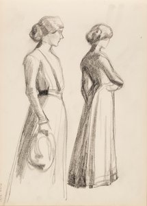 Deux personnages féminins - Albert Edelfelt
