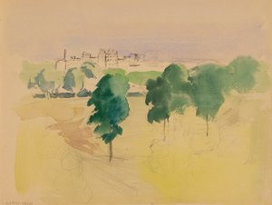 Paysage urbain - Albert Edelfelt