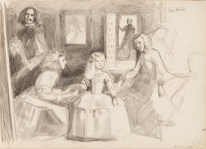 Las Meninas, esquisse d