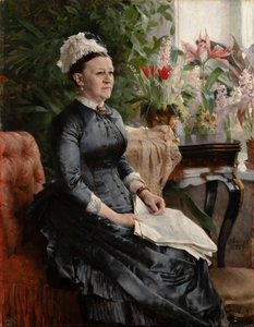 Portrait de Mme Anna Sinebrychoff - Albert Edelfelt