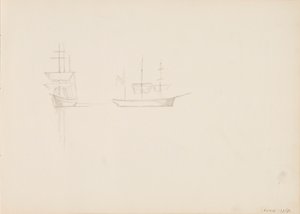 Bateaux à voile - Albert Edelfelt
