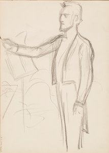 Robert Kajanus, esquisse de portrait