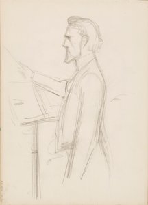 Robert Kajanus, esquisse de portrait