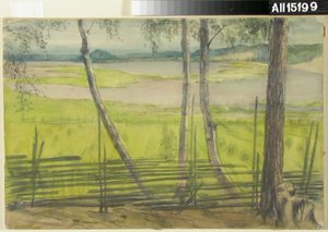 Paysage estival - Albert Edelfelt