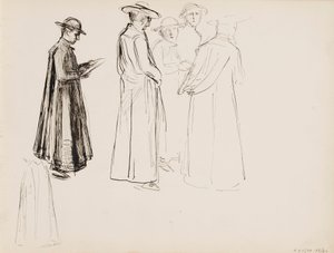 Le clergé - Albert Edelfelt