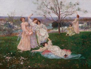 Fleurs de printemps, vers 1897 - Albert Emile Artigue