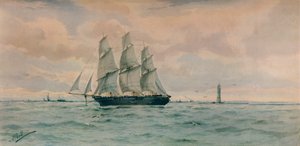 Paysage marin, vers 1895 - Albert Ernest Markes