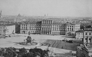 Le palais Mariinsky Marie sur la place Saint-Isaac à Saint-Pétersbourg, 1870s - Albert Felisch
