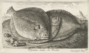 Trois poissons sur la plage - Albert Flamen