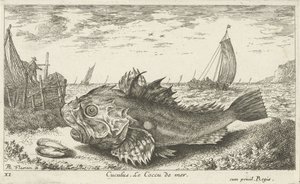 Poon sur la plage - Albert Flamen
