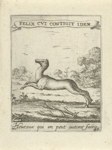 Cerf sautant - Albert Flamen