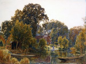 Trembles en automne - Albert Goodwin