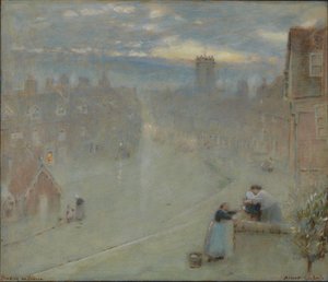 Bewdley sur Severn - Albert Goodwin