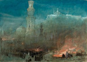 Le Caire, Nuit - Albert Goodwin