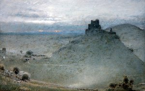 Château de Corfe - Albert Goodwin