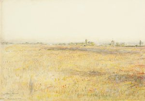 Champs de blé, Hooe. Bexhill sur Mer - Albert Goodwin
