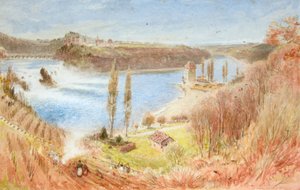 Chutes du Rhin - Albert Goodwin