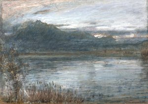 Pilatus et Lucerne - Albert Goodwin