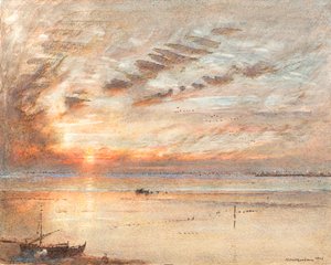 La ville dans la mer - Albert Goodwin
