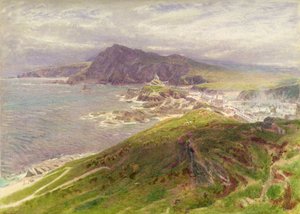 La côte à Ilfracombe, North Devon - Albert Goodwin