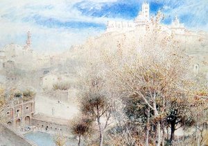 La Fonte Branda, Sienne - Albert Goodwin