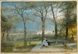 Les Jardins, Pallanza, Lac Majeur - Albert Goodwin
