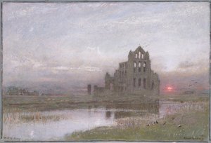 Abbaye de Whitby - Albert Goodwin