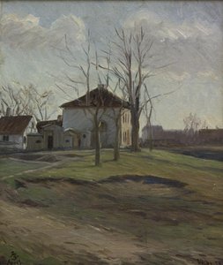 Une ferme à Valby, près de Copenhague - Albert Gottschalk