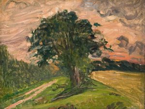 Paysage du soir. Tisvilde