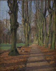 Une avenue à Søndermarken. Frederiksberg