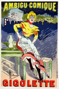 Art. Divertissement. Gigolette, spectacle au Cabaret L