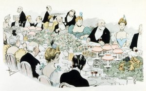 Dîner par A. Guillaume en 1908 - Albert Guillaume
