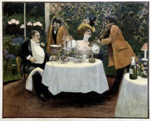 Restaurant, dessin par Guillaume