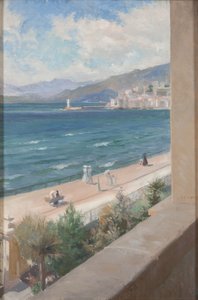 De ma fenêtre à Cannes, 1891 - Albert Gustaf Aristides Edelfelt