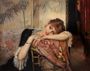 La Parisienne, 1883 - Albert Gustaf Aristides Edelfelt
