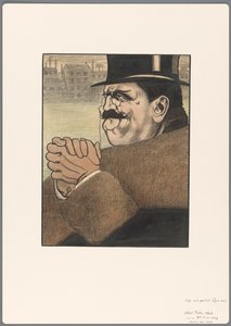 Conception pour une caricature politique : le capitaliste - Albert Hahn (I)