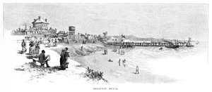 Plage de Brighton, Melbourne, Victoria, Australie - Albert Henry Fullwood