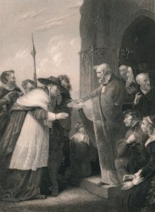 Le cardinal Wolsey entrant dans l