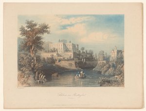 Vue du Castello del Catajo à Battaglia Terme - Albert Henry Payne