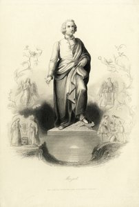 Monument de Mozart à la Mozartplatz, 1842 - Albert Henry Payne